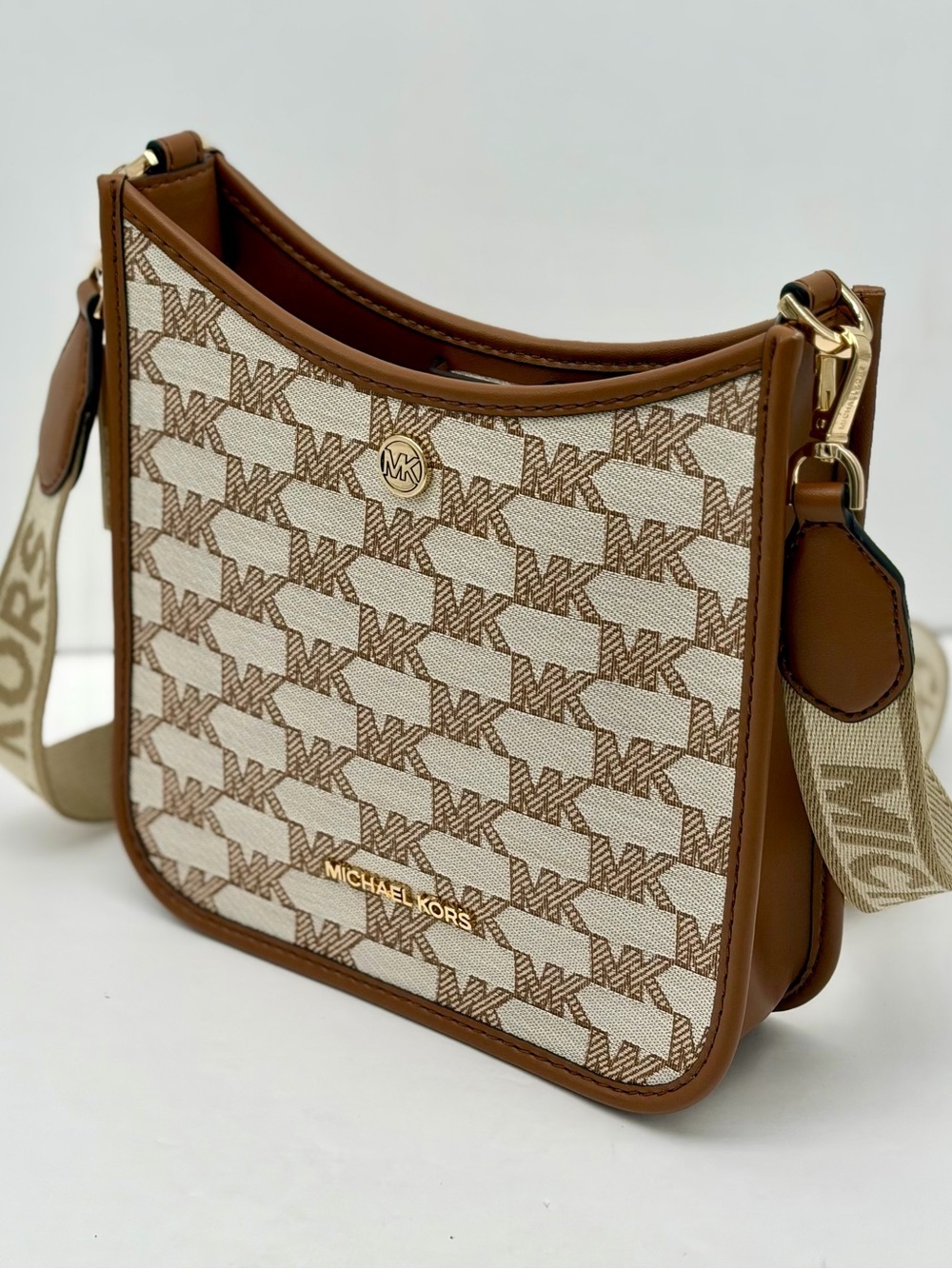 Michael Kors Briley Small Logo Messenger Crossbody Bag